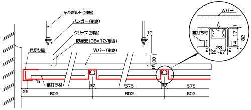 断面図B-B'